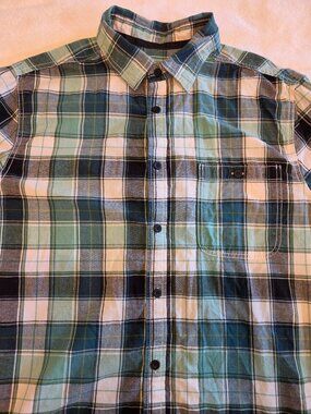 Mossimo Supply Co. Men's Cotton Short Sleeve Plaid Button Down Shirt Size XL